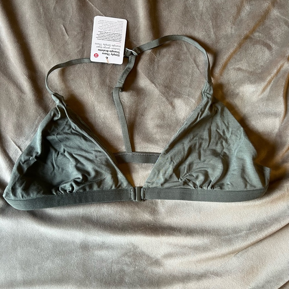 Lululemon bralette. Size L. Olive green